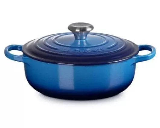 Le Creuset Bräter Signature Azure, 24 cm