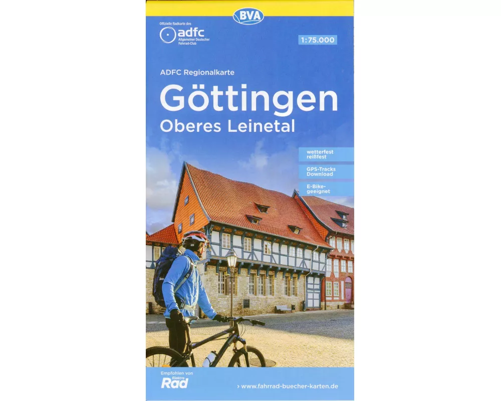 BVA ADFC Regionalkarte Göttingen Oberes Leinetal 1:75.000