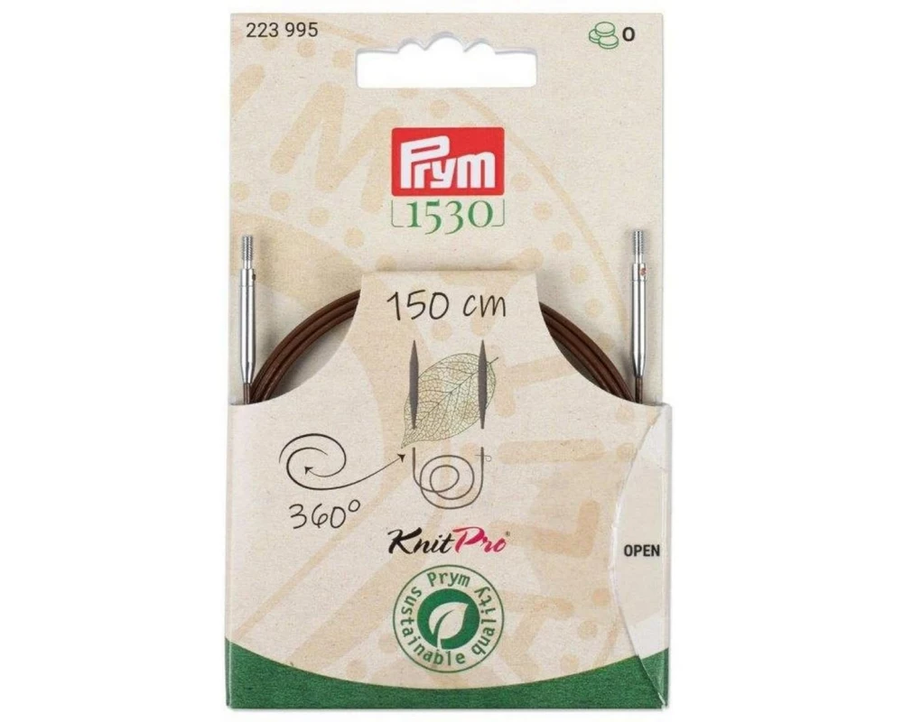 Prym 1530 Natural Kunststoffseil und Zubehör 360° drehbar, 150 cm
