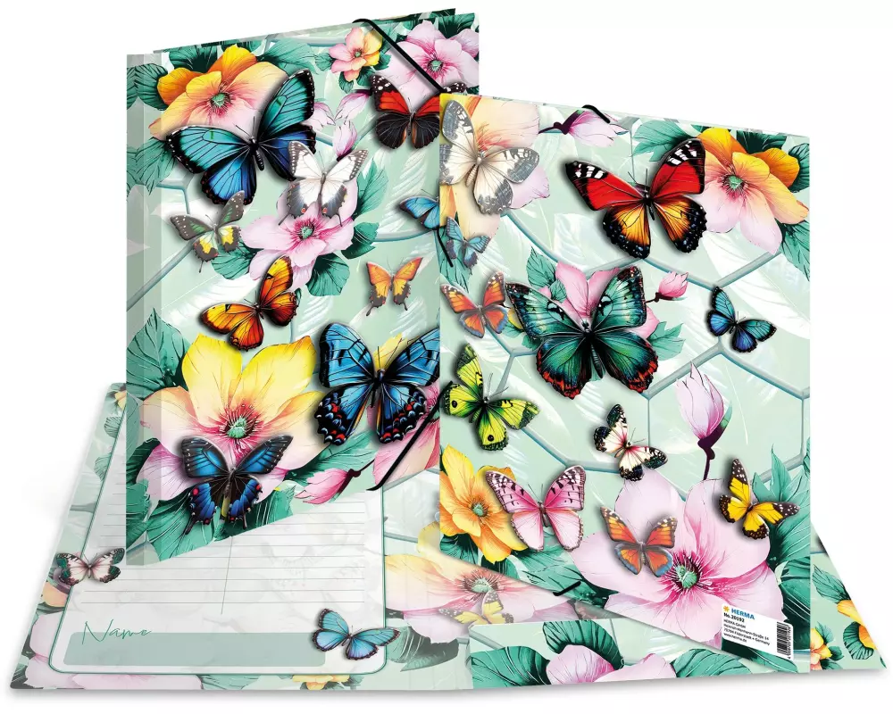 HERMA Zeichenmappe A4 Schmetterlinge 1 Stück
