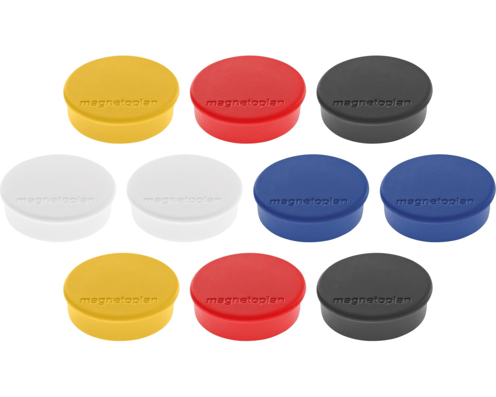 MAGNETOPLAN Magnet Discofix Hobby 24mm 1664510 assortiert ca. 0.3 kg 10 Stk.