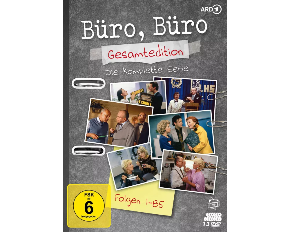 Büro, Büro - Gesamtedition: Die kompletten Staffeln 1-3 (Folgen 1-85) (13 DVDs)