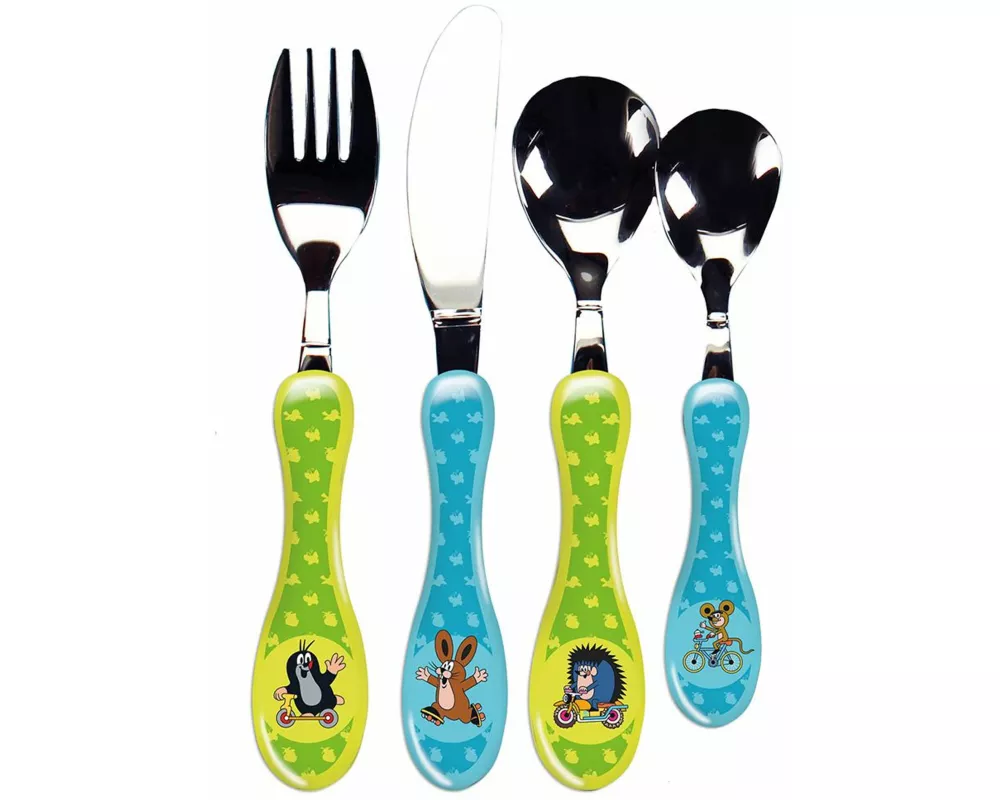 Trötsch Der kleine Maulwurf Besteckset Maulwurf Fahrzeuge