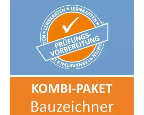 AzubiShop24.de Kombi-Paket Lernkarten Bauzeichner/-in