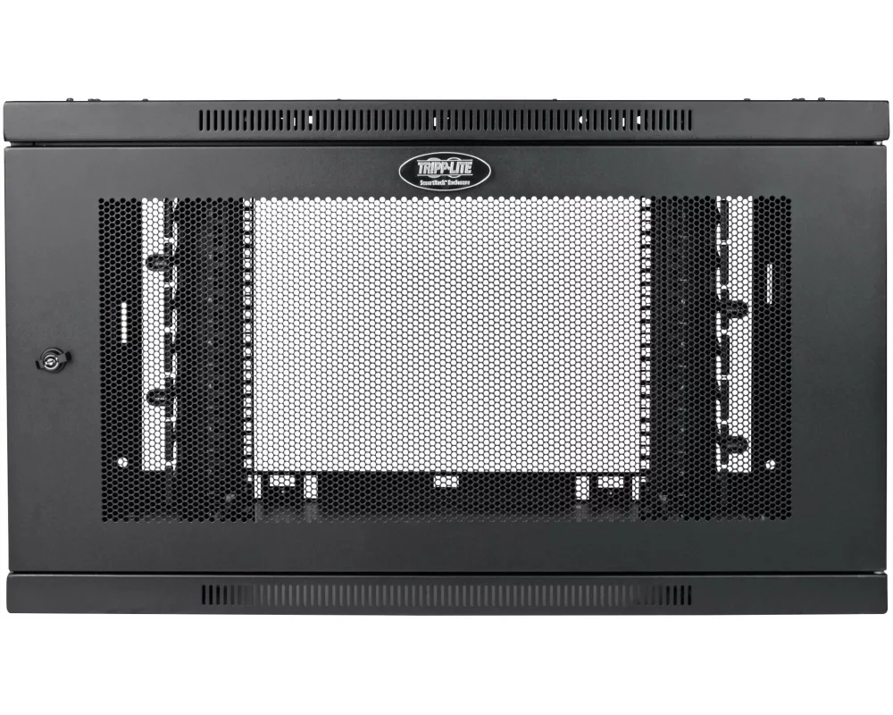 EATON TRIPPLITE SmartRack 9U, Low-Profile, Switch-Depth-Plus, Wall-Mount, Mini Rack Enclosure, Wide