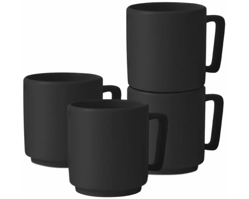 Berlinger Haus Tassenset 4 Stk. 300ml Matte Black Collection