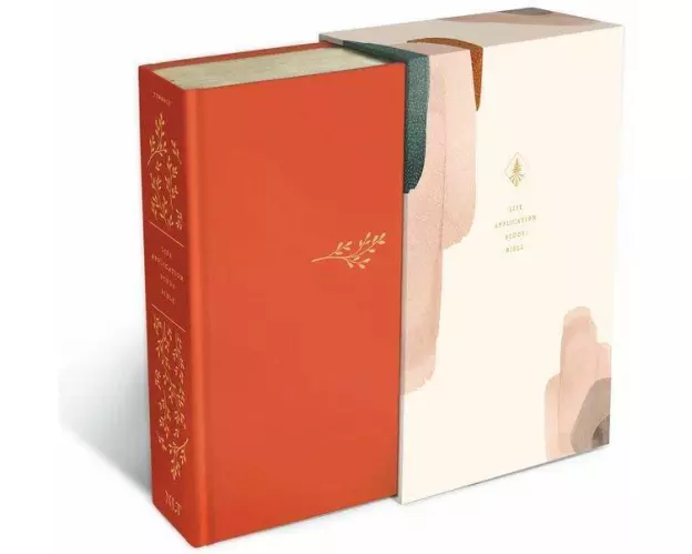 NLT Life Application Study Bible, Third Edition (Hardcover Cloth, Coral, Red Letter)