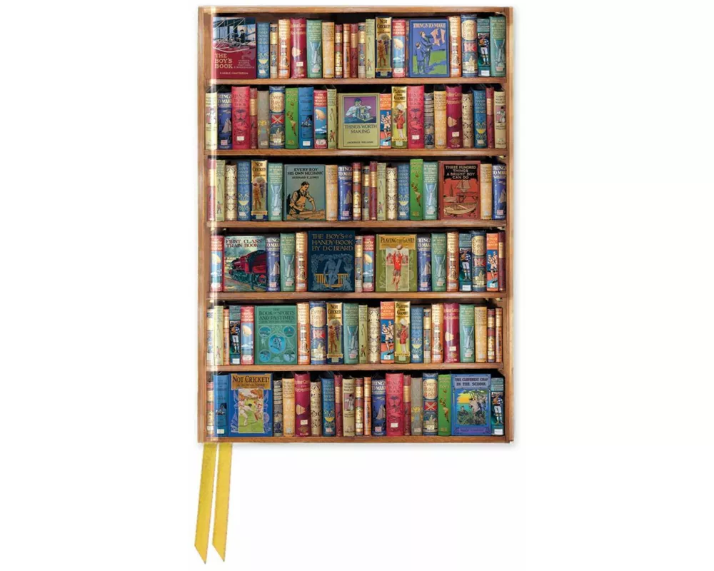 Bodleian Libraries: Hobbies & Pastimes Bookshelves (Foiled Pocket Journal)