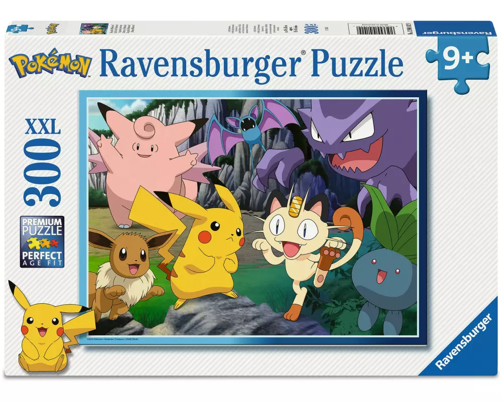 Ravensburger Puzzle Fang die Pokémon! 300 Teile XXL, 49 x 36 cm,