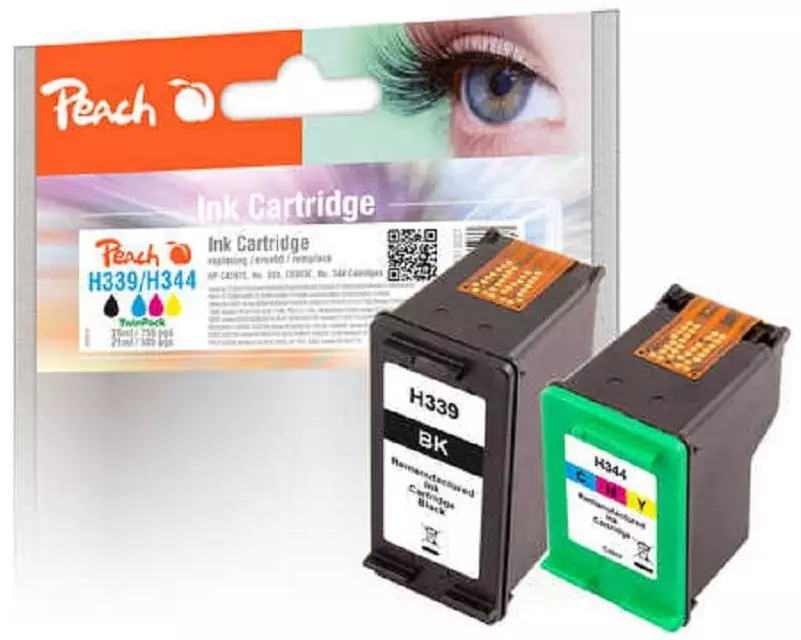 Peach Tinte HP No 339 / No 344 BK, Color