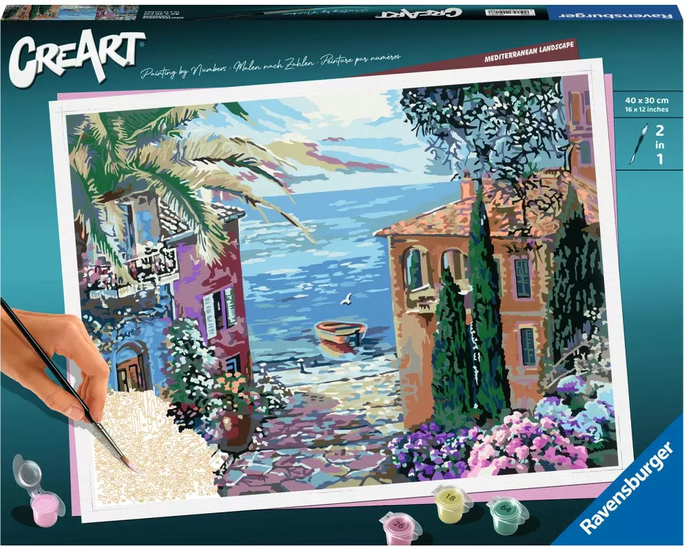 Ravensburger Malen nach Zahlen Mediterranean Landscape