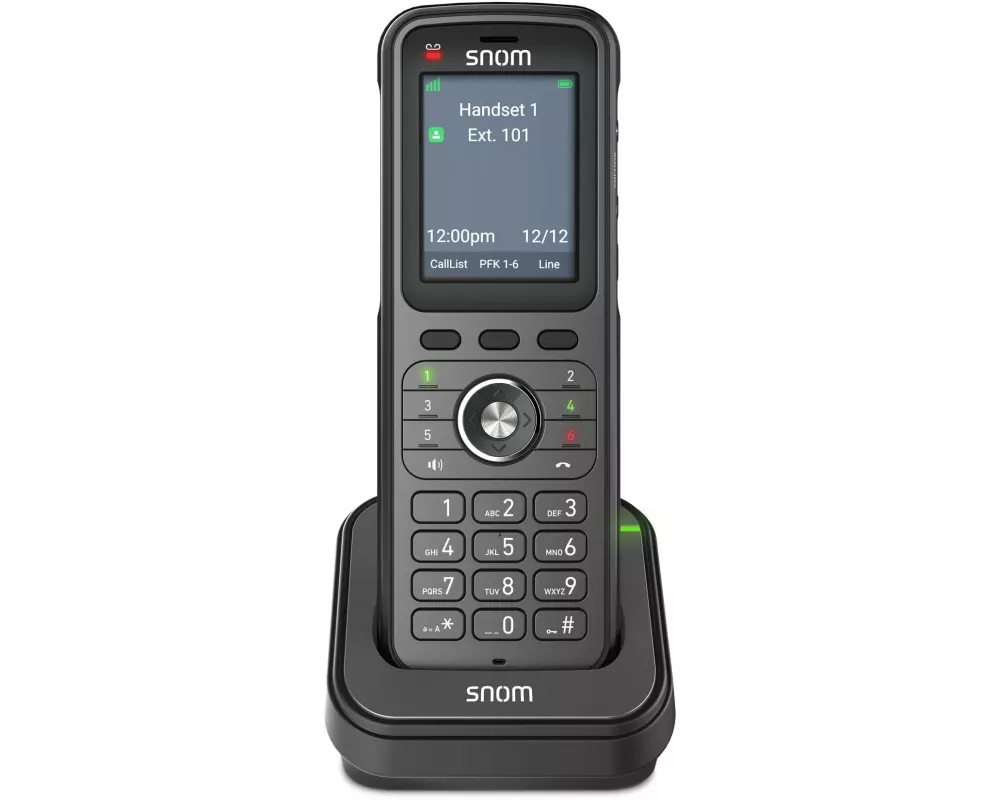 snom Mobilteil M56 mit Ladeschale