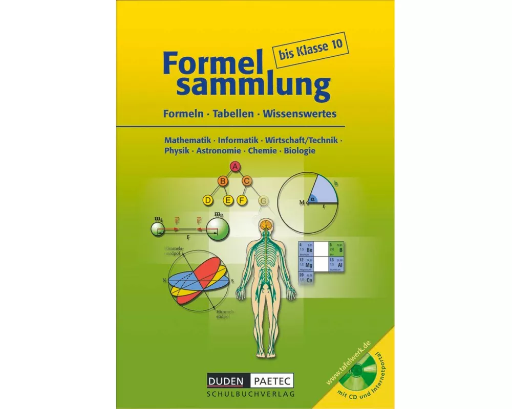 Formelsammlung bis Klasse 10, Mathematik - Informatik - Wirtschaft/Technik - Physik - Astronomie - Chemie - Biologie, Formelsammlung mit CD-ROM, Feste