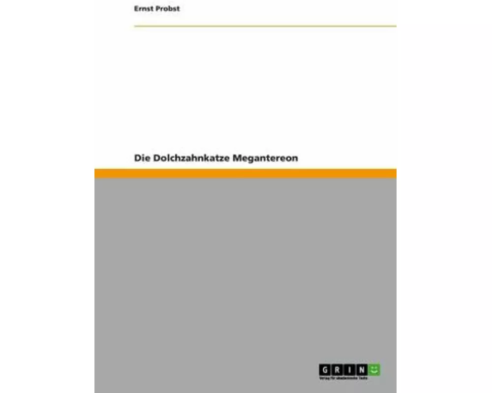 Die Dolchzahnkatze Megantereon