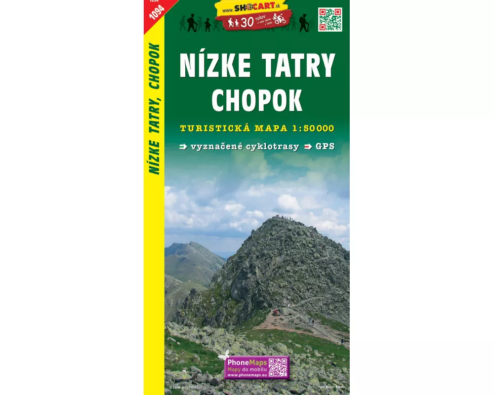 SC 1094 Nizke Tatry, Chopok 1 : 50 000