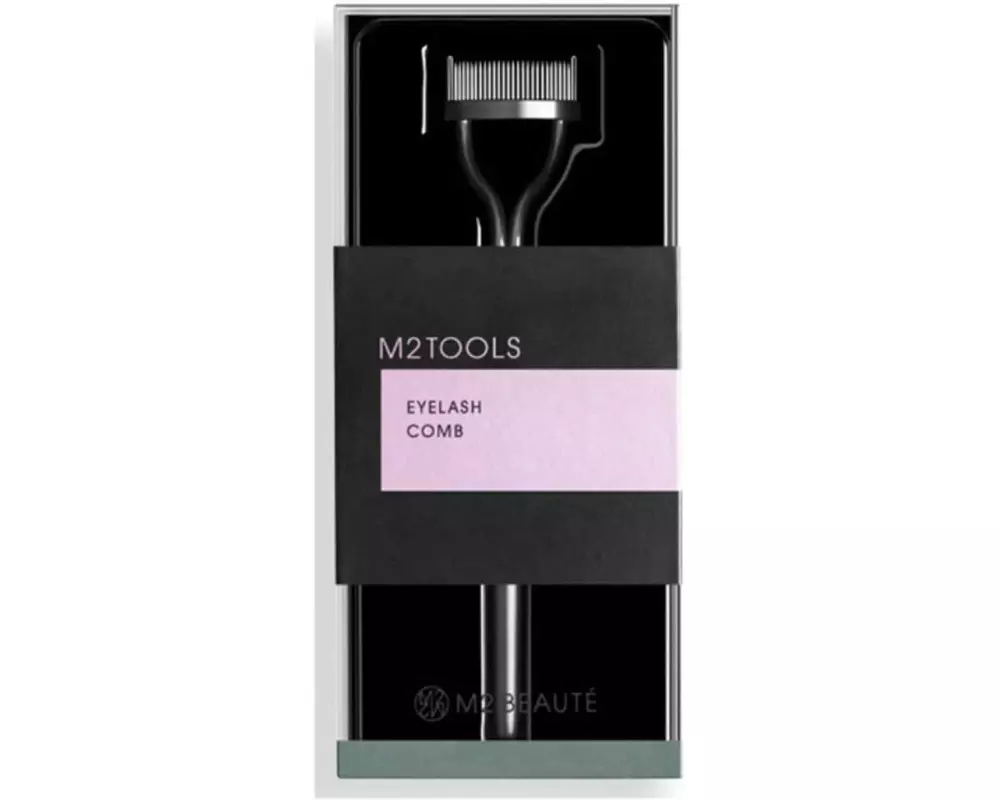 M2 BEAUTÉ High Precision Eyelash Comb Schwarz