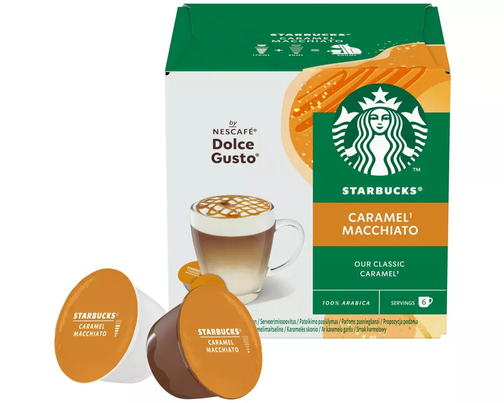 Starbucks Kaffeekapseln Caramel Macchiato 6 Portionen