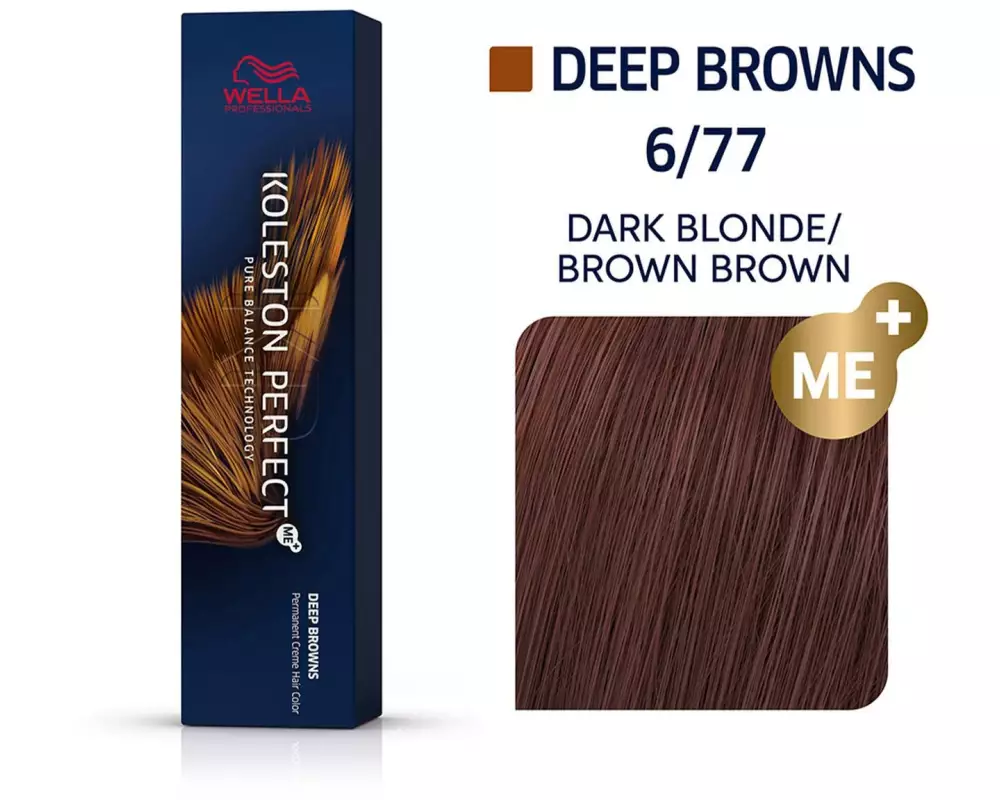 wella Koleston Perfect ME+ 6/77 dunkelblond braun-intensiv 60 ml