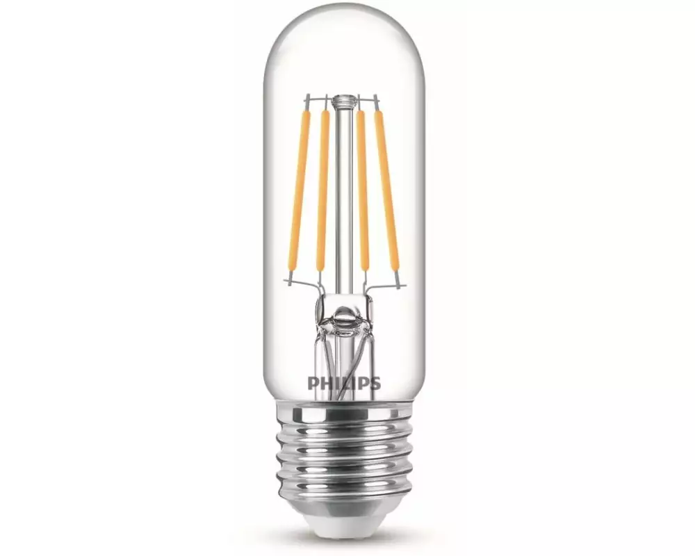 Philips LED T30 Stablampe, E27, Klar, Warmweiss, 40W Ersatz