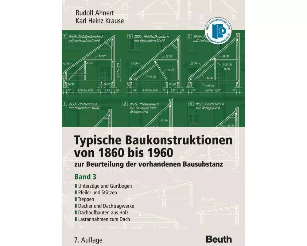 Typische Baukonstruktionen von 1860 bis 1960. Band 3