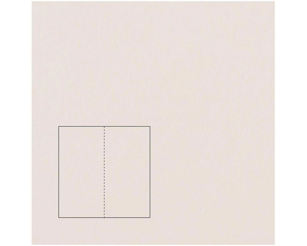 Rico Design Paper Poetry Essentials DL Klappkarte lang A6, Sand