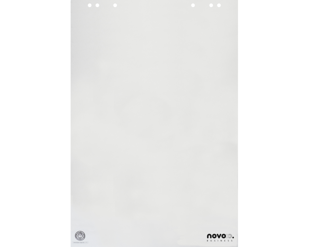 NOVOOO Flipchart-Block 400174480 Recycling blanco 20 Blatt