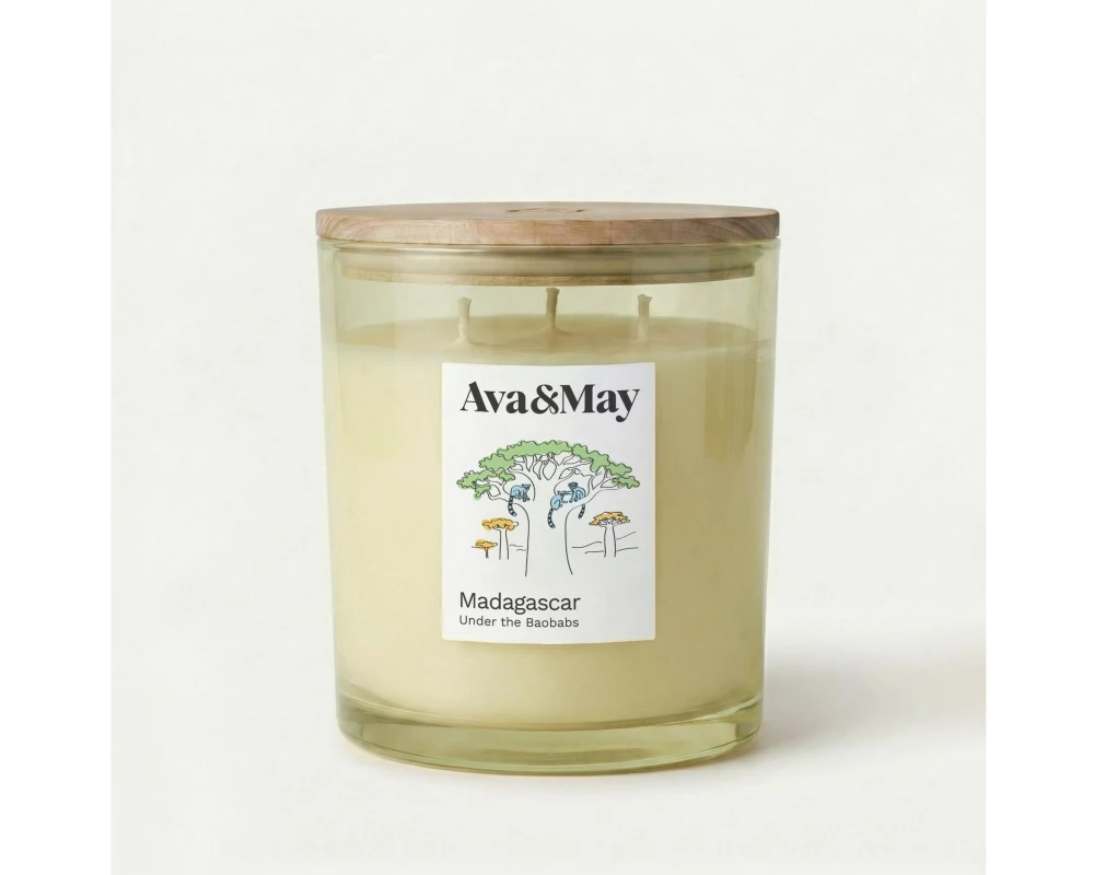 AVA & MAY Duftkerze Madagascar 550 g