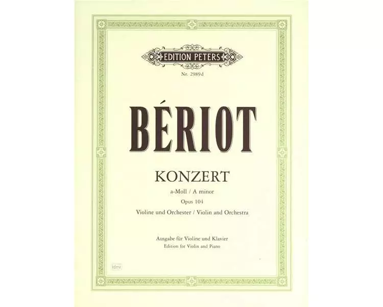 Konzert für Violine und Orchester Nr. 9 a-Moll op. 104