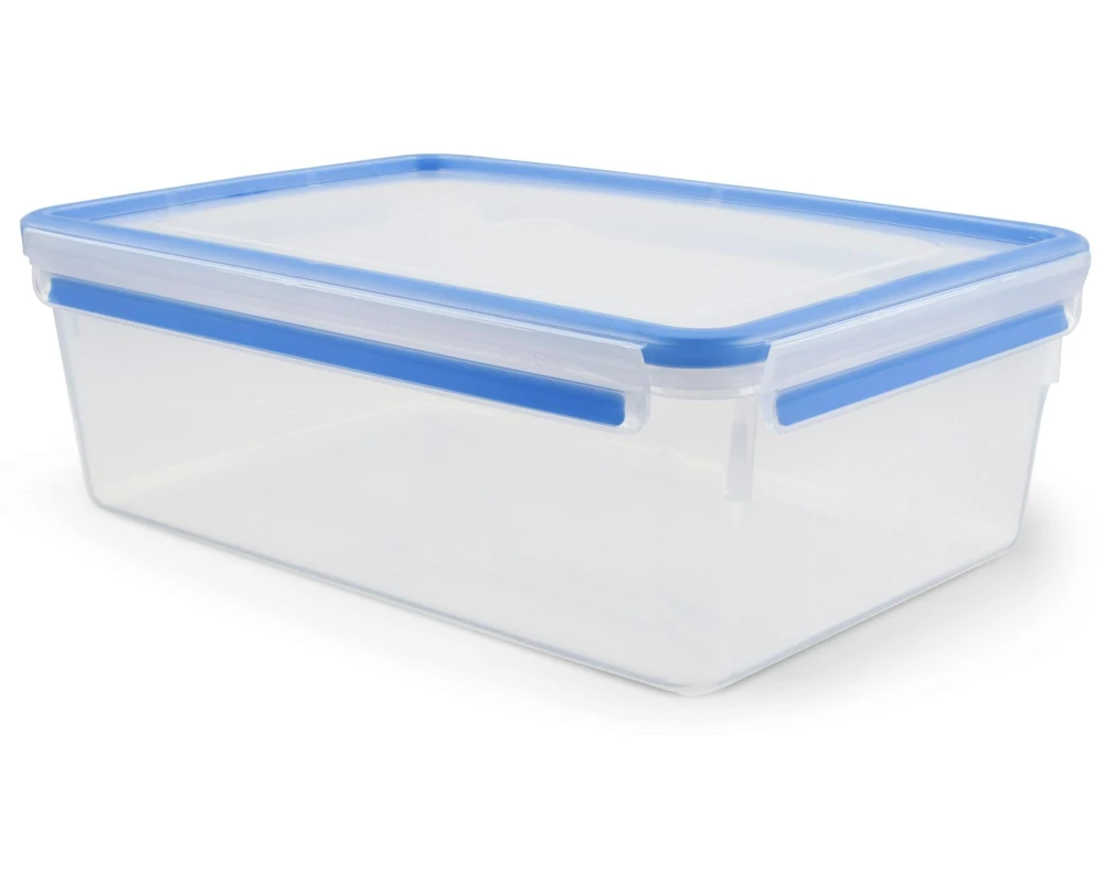 Emsa Vorratsbehälter Clip& Close 5.4 l, Blau/Transparent