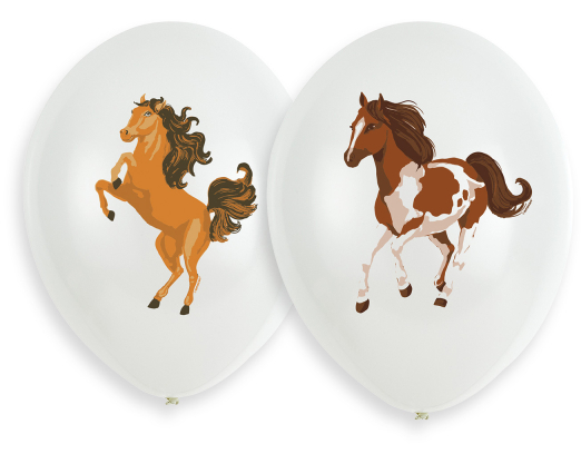 NEUTRAL Ballon Perd 27cm 9909881 6 Stück