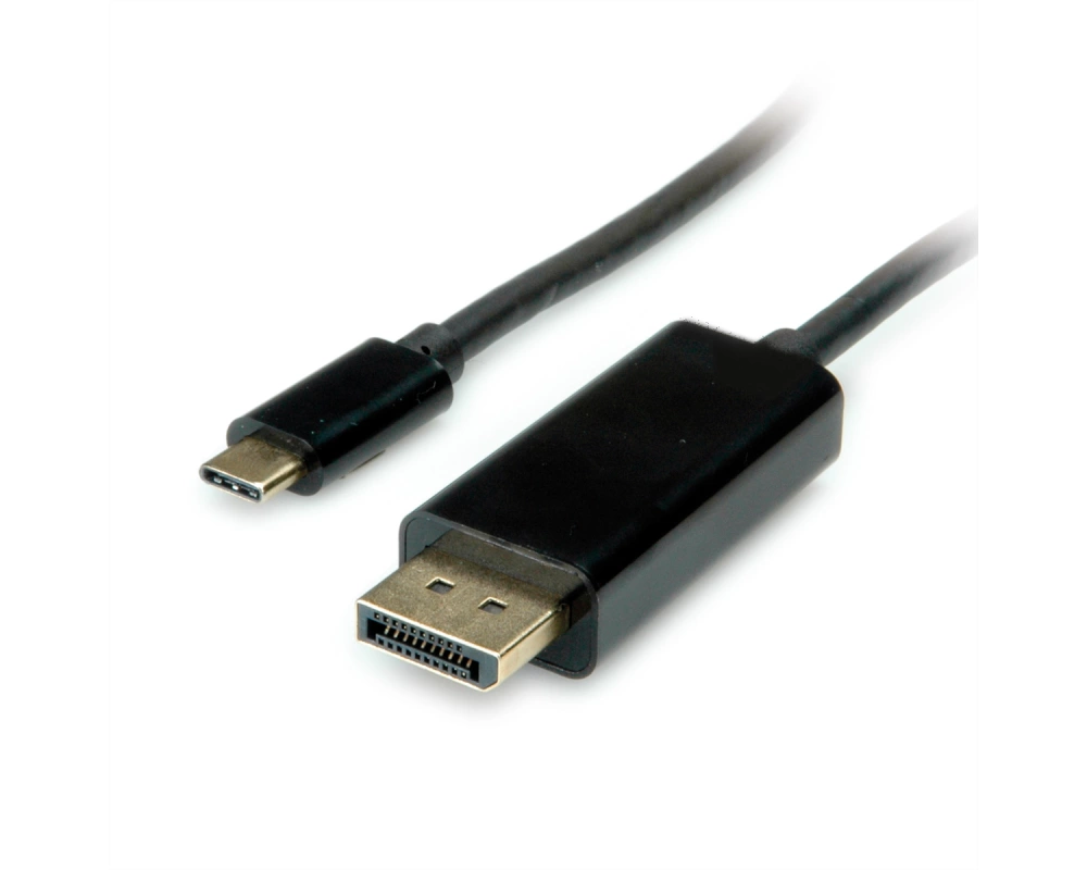 VALUE USB Typ C - DisplayPort Adapterkabel, v1.2, ST/ST, 1 m