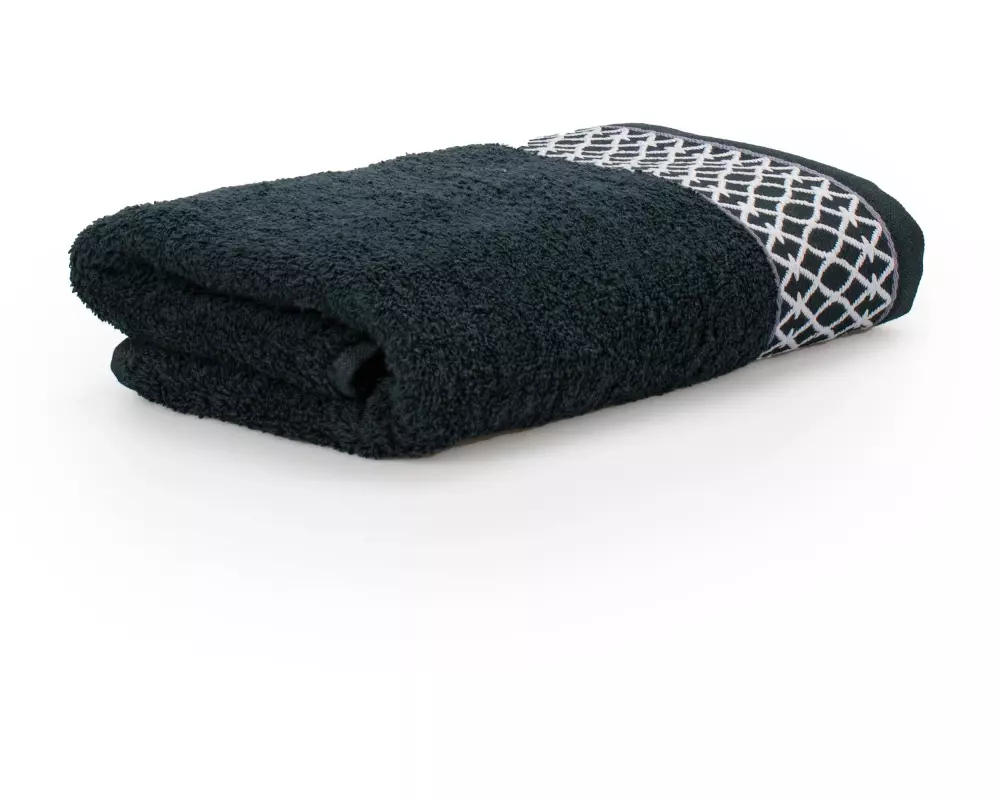 Frottana Handtuch Oriental Ornaments 50 x 100 cm, Schwarz