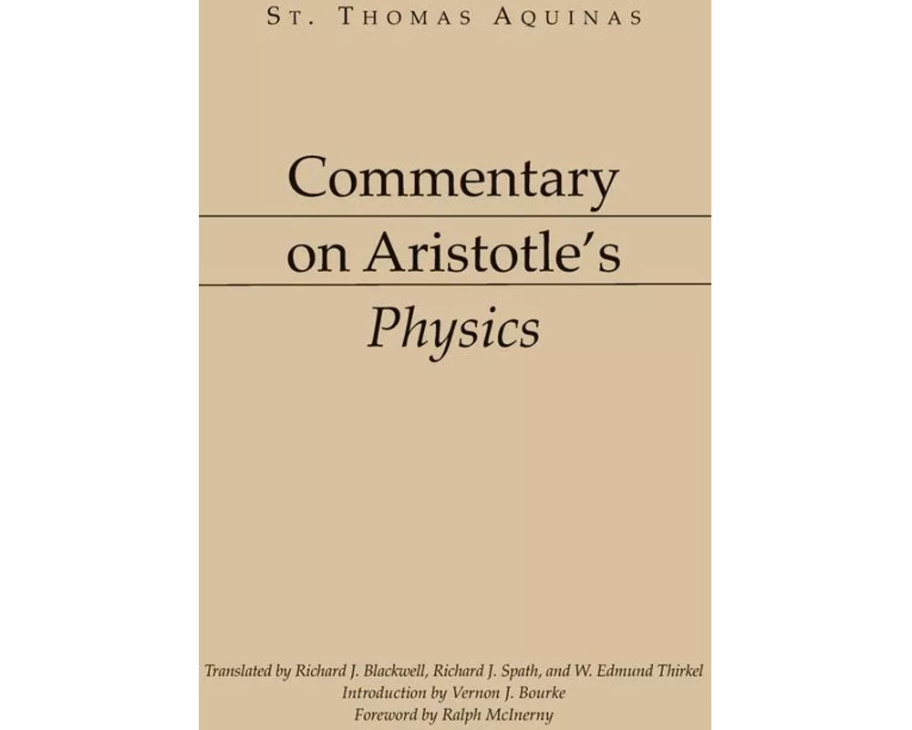 Commentary on Aristotle`s Physics