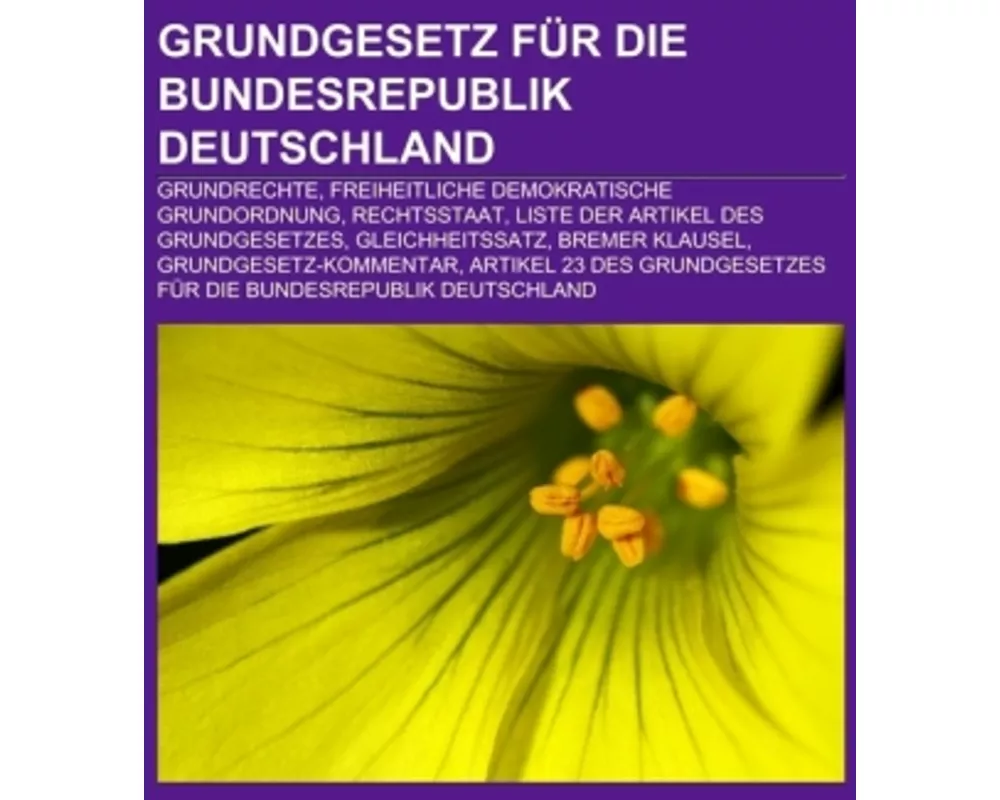 Grundgesetz für die Bundesrepublik Deutschland