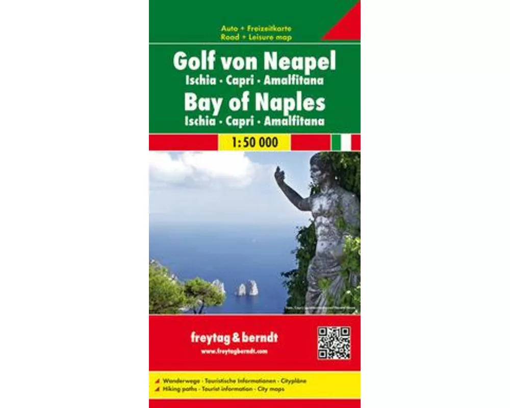freytag & berndt Straßenkarte Golf von Neapel - Ischia - Capri - Amalfitana 1:50.000