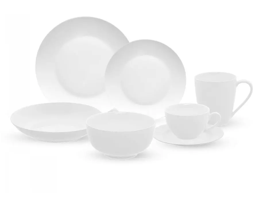 Lunasol Speise-Service Flow Lunasol Coupe 28-teilig, Weiss