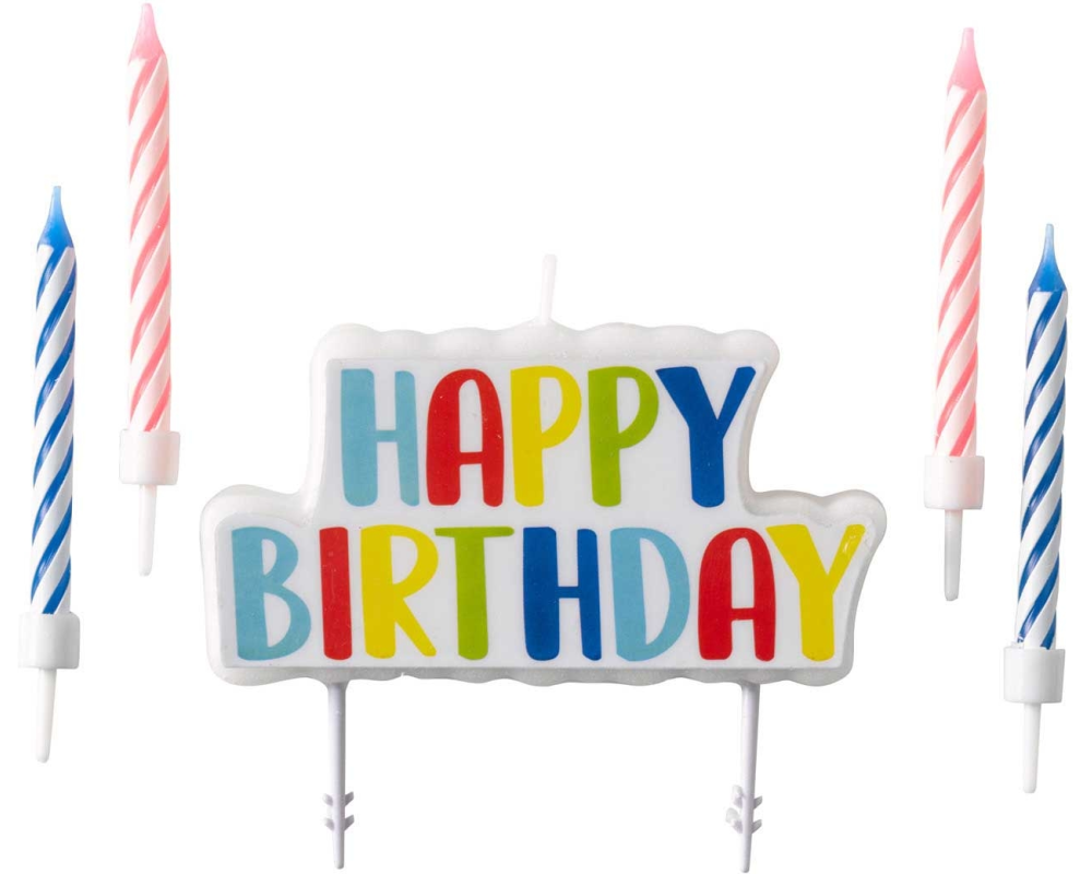 NEUTRAL Kerzenset 9904368 Happy Birthday