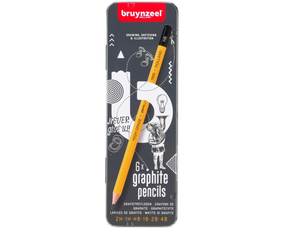 Bruynzeel Bleistift Burotek 6er-Set