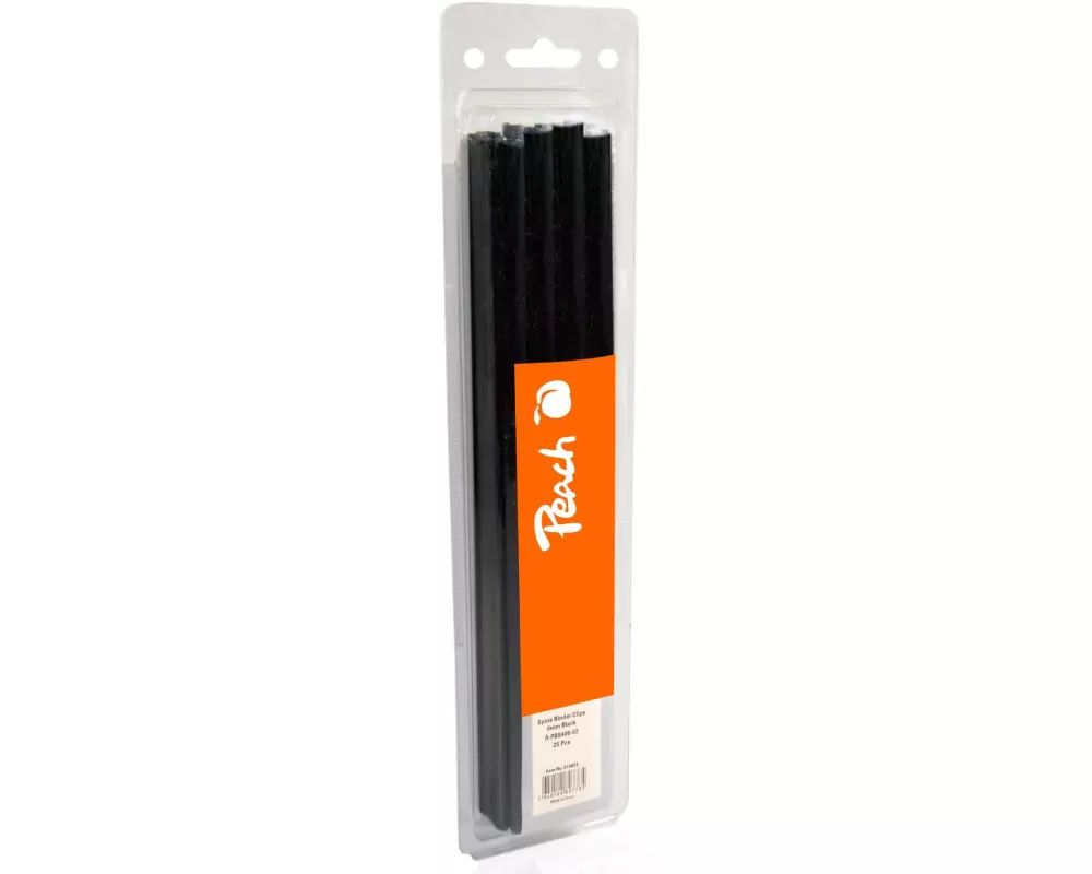 Peach Klemmschiene 6 mm Klemmschiene Schwarz