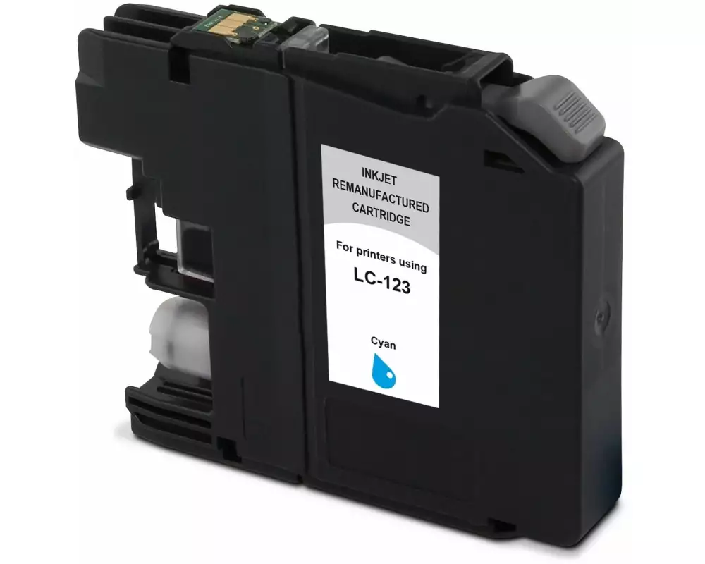 Generic Ink Tinte Brother LC123C Cyan
