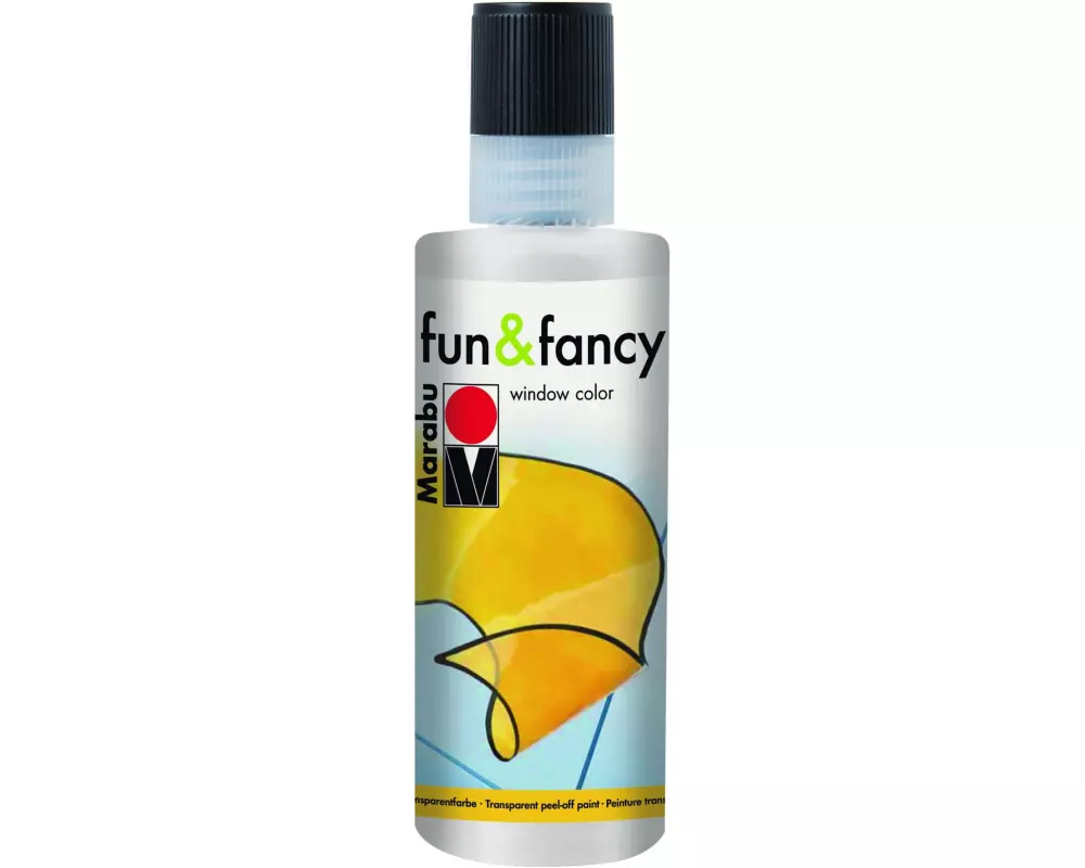 Marabu Fensterfarbe Fun & Fancy Window Color 80 ml, Weiss