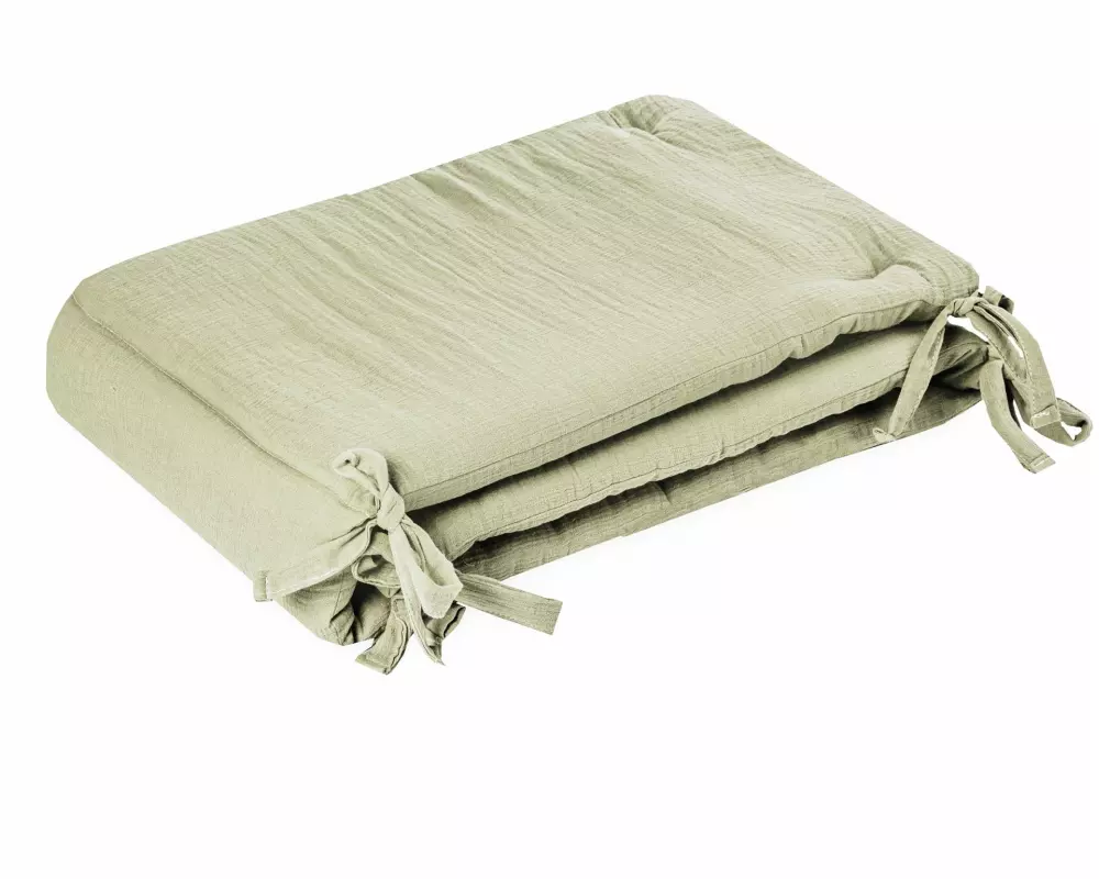 Julius Zöllner Bettnestchen Musselin Lime 180 x 35 cm