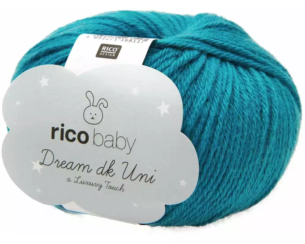 Rico Design Wolle Baby Dream Uni DK 50 gr, Petrol