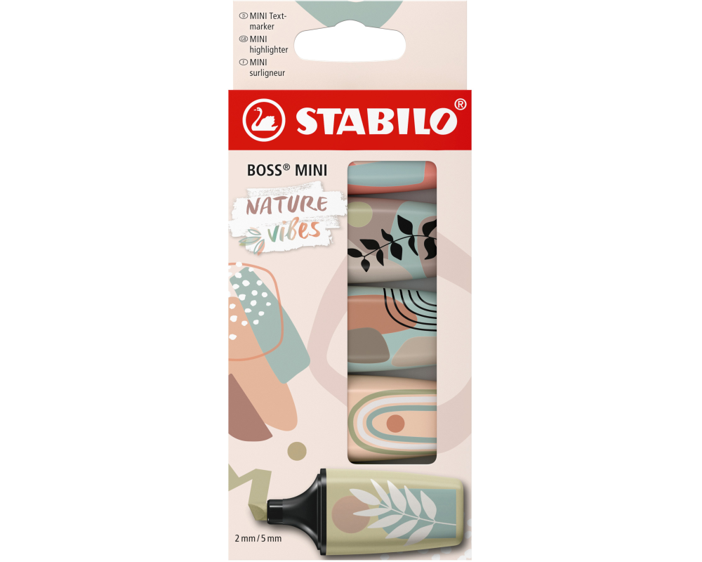 STABILO Textmarker Naturevibes 5er Etui