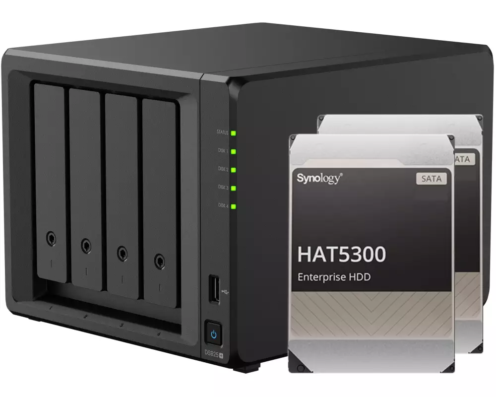 Synology NAS Diskstation DS925+ 4-bay Synology Enterprise HDD 8 TB