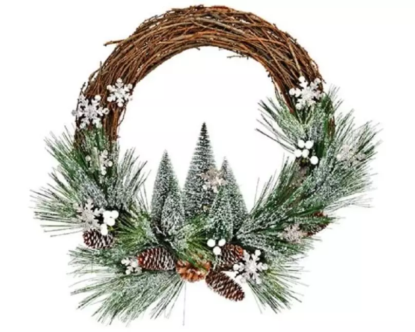 G. Wurm Adventskranz Tannen 55 x 49 x 9 cm