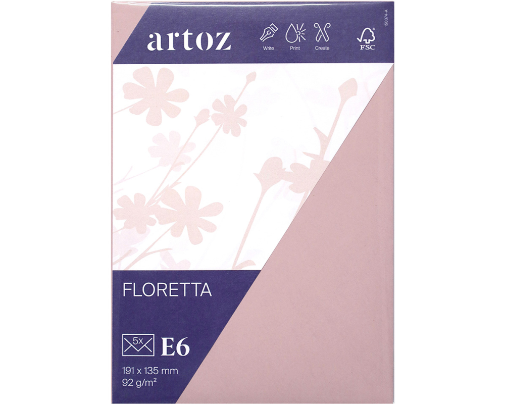 ARTOZ Couverts 1001 E6 15837418-281 92g, light rose 5 Stück