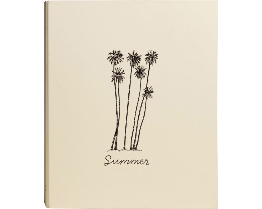 EXACOMPTA Fotoalbum Summertime 26x32cm 17047E Pastellgelb 60 Seiten