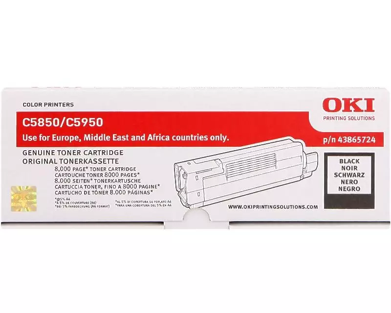 OKI Toner 43865724 Black