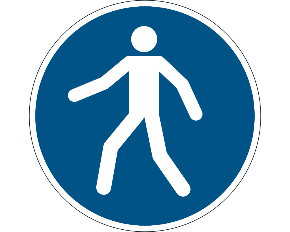 DURABLE Symbol -Fussgängerweg 173106